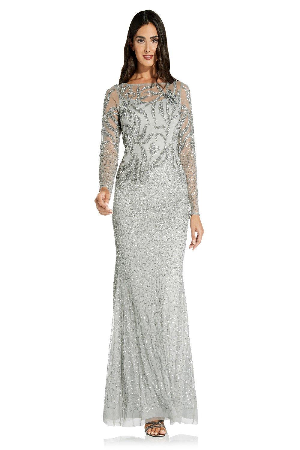 Beaded Long Dress